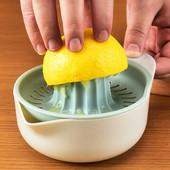 Sveika daugiafunkcė, lengvai valoma rankinė plastikinė citrinų spaudyklė Citrusinių vaisių spaudimo įrankis Apelsinų sulčiaspaudė