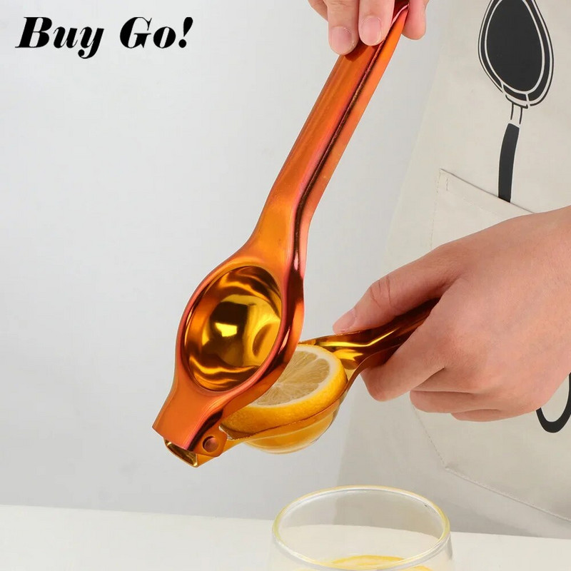 1PC Ručni sokovnik od nehrđajućeg čelika Kućanski sokovnik za limun Kreativni sokovnik za naranče Cjedilo za voće Ručno prešanje Kuhinjski pribor