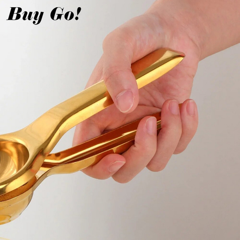 1PC Ručni sokovnik od nehrđajućeg čelika Kućanski sokovnik za limun Kreativni sokovnik za naranče Cjedilo za voće Ručno prešanje Kuhinjski pribor