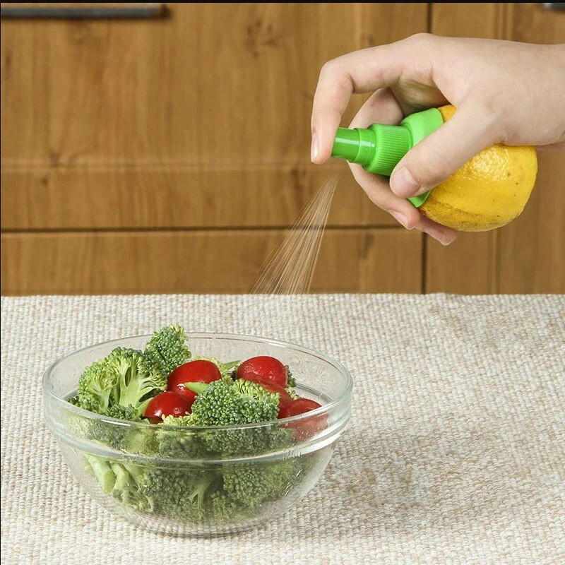 2/3 gab apelsīnu sulas spiede sulas spiede citronu smidzināšanas migla apelsīnu augļu spiede smidzinātājs virtuves piederumi, gatavošanas rīks