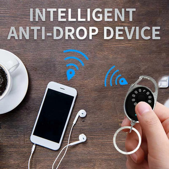 Smart Retainer Mini Gps Anti-Droping Anti-lost for Pet Dog Keys Wallet Bag Positioner Security Positioner Αδιάβροχο μαύρο