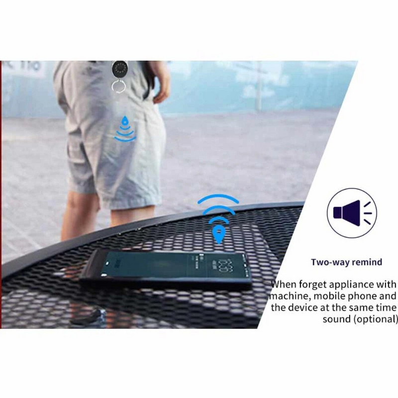 Smart Retainer Mini Gps kukkumisvastane kaotsiminek lemmikloomadele kassidele võtmed Rahakoti kott Turvaasendiseade Veekindel must