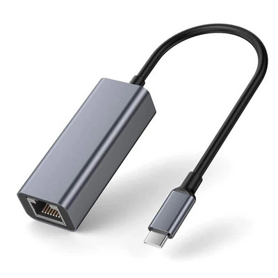 USB-C to 1000M Etherneti adapter Thunderbolt3 Type-C to RJ45 Gigabit LAN võrgukaardi muundur USB-C Macook sülearvutitele telefonidele
