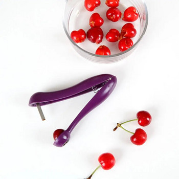 Нов 5\'\' черешов плод кухненски инструмент за премахване на костилка Olive Corer Seed Seed Remove Pit Tool Gadge Зеленчукова салата Инструменти за готварски аксесоари