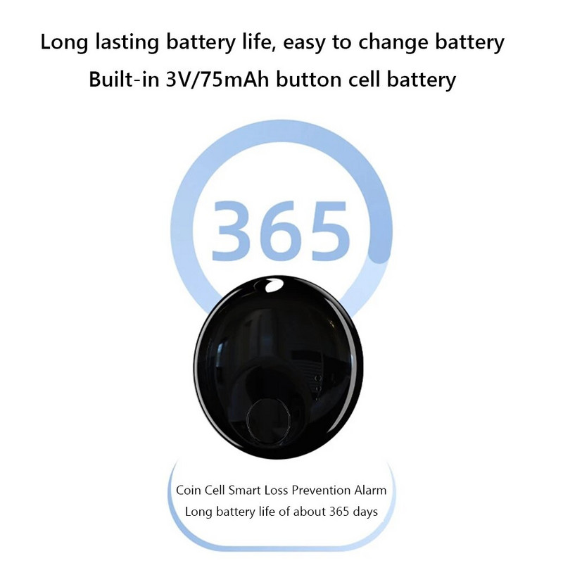 Dispozitiv de memento anti-pierderi Funcționează cu Apple Găsește-mi aplicația Tracker impermeabil chei Tracker inteligent portabil Localizator de articole pentru animale de companie pentru copii în vârstă