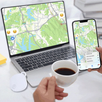 Smart GPS Tracker Mini Tracking Device Phone Stuff αμφίδρομη Αναζήτηση Συμβατό με Bluetooth Εργασία με Apple Find My APP Pet Finder