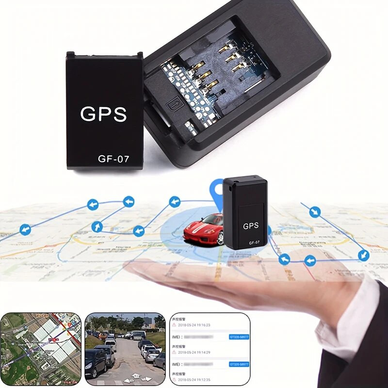 GPS тракер за мини кола Анти-загубено устройство за локация Проследяващ запис в реално време GF07 SIM позиционер Wifi Магнитен Нов