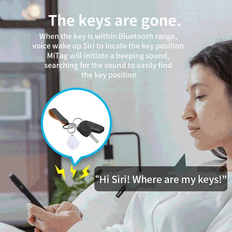 Tracker GPS inteligent Tracker locație Alarmă anti-pierdere Lucruri de telefon compatibile cu Bluetooth Căutare bidirecțională Cheie de mașină Căutare pentru copii de companie