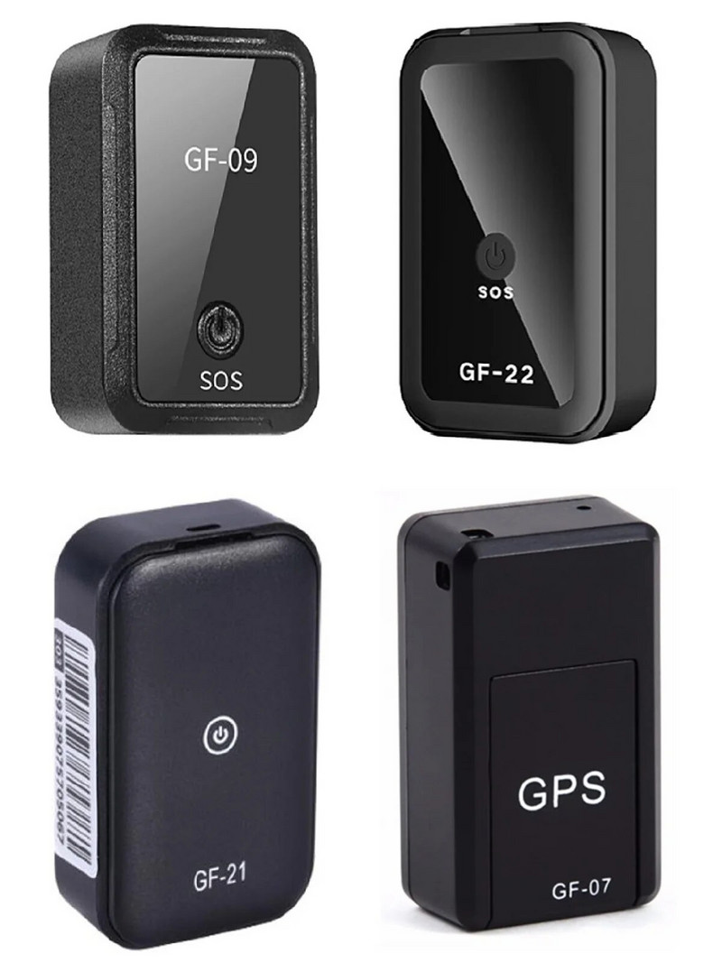 GF-07 GPS lokatorius GF-09 automobilio lokatorius GF-21 GPS sekiklis GF-22 apsaugos nuo pametimo sekimo įrenginys su balso valdymo telefonu