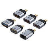 C tipa USB HD video pārveidotāja adapteris no vīrieša uz sievieti Apple Huawei Samsung
