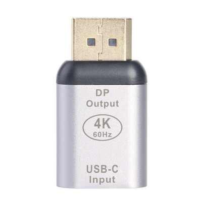 4K USB C į DP/HDMI suderinamas / Mini DP C tipo kabelis į HDMI Thunderbolt 3 adapteris, skirtas MacBook Pro Samsung S20 4K UHD USB-C