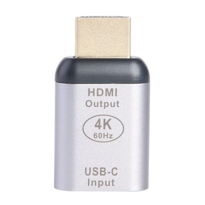 4K USB C į DP/HDMI suderinamas / Mini DP C tipo kabelis į HDMI Thunderbolt 3 adapteris, skirtas MacBook Pro Samsung S20 4K UHD USB-C
