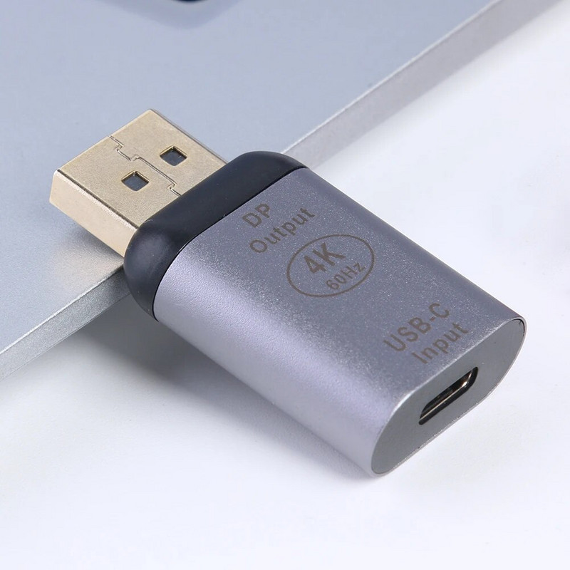 4K USB C į DP/HDMI suderinamas / Mini DP C tipo kabelis į HDMI Thunderbolt 3 adapteris, skirtas MacBook Pro Samsung S20 4K UHD USB-C