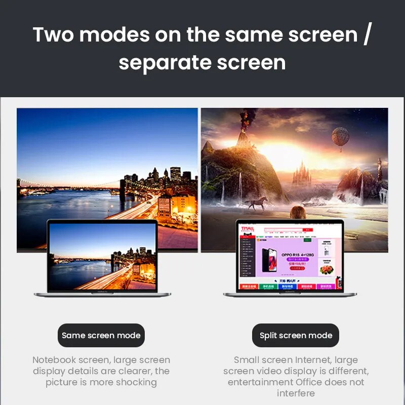 4K USB C į DP/HDMI suderinamas / Mini DP C tipo kabelis į HDMI Thunderbolt 3 adapteris, skirtas MacBook Pro Samsung S20 4K UHD USB-C