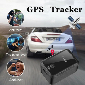 GF-09 GPS GSM Tracker Αυτοκίνητο Ποδήλατο Παρακολούθηση Ποδηλάτων Positioner Magnetic Vehicle Trackers Κατοικίδια Παιδιά σε πραγματικό χρόνο Anti-lost Location