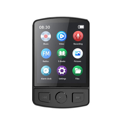 Naujas MP3 grotuvo klipas Mini Walkman Studentų nešiojamas sportinės muzikos grotuvas MP4 grotuvas su FM radijo garsiakalbiu El. knygų įrašymo įrenginys Mp3 плееры