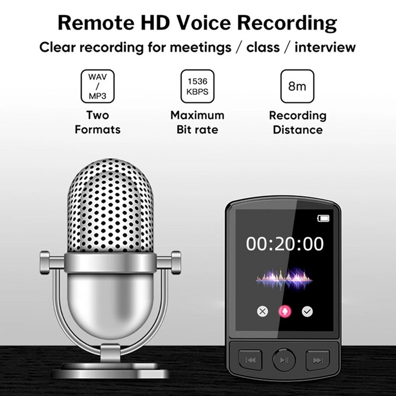 Naujas MP3 grotuvo klipas Mini Walkman Studentų nešiojamas sportinės muzikos grotuvas MP4 grotuvas su FM radijo garsiakalbiu El. knygų įrašymo įrenginys Mp3 плееры