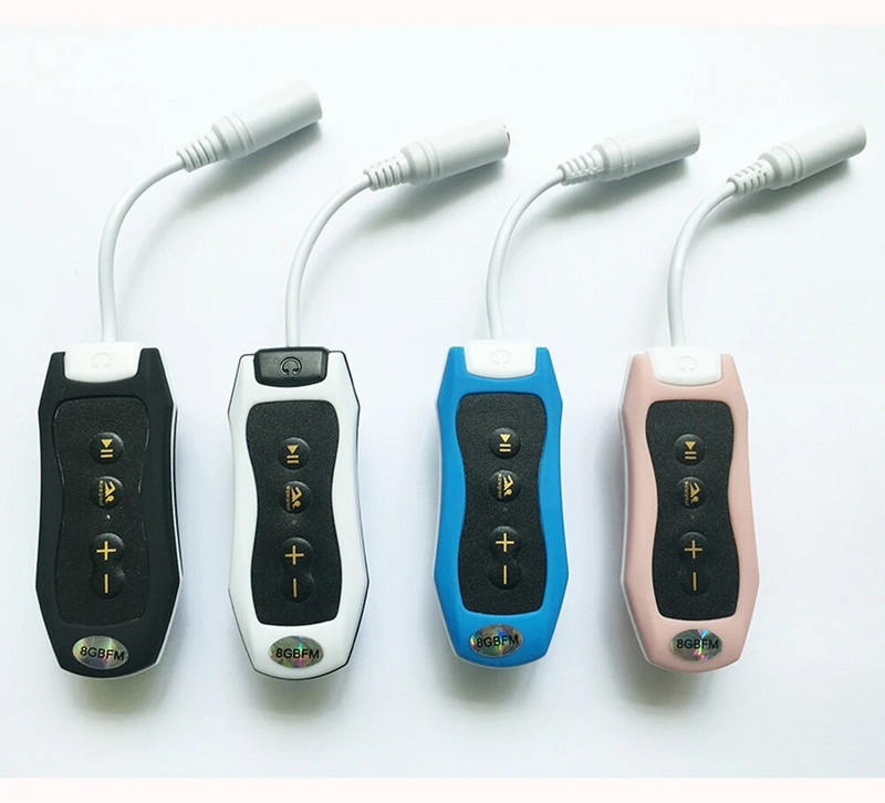 4GB/8G vandeniui atsparus IPX8 MP3 grotuvas povandeniniam sportui MP3 su FM plaukimo nardymo ausinėmis