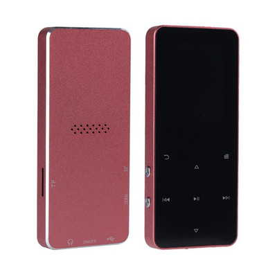 Noul player de muzică MP3 Walkman Bluetooth MP4 de 1,8 de metal cu ecran tactil de player de muzică fără pierderi conectabil de 16 GB încorporat