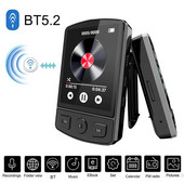 MP3 player Glazba MP3 player HiFi zvuk Bluetooth-kompatibilan 5.2 Mini Music Player tipka 1.8 inčni zaslon s FM radiom E-knjiga