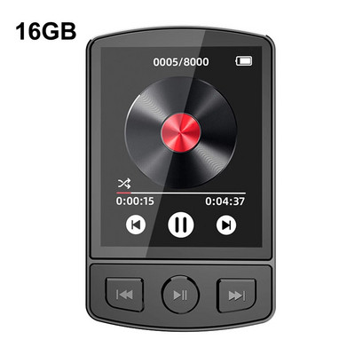MP3 player Glazba MP3 player HiFi zvuk Bluetooth-kompatibilan 5.2 Mini Music Player tipka 1.8 inčni zaslon s FM radiom E-knjiga