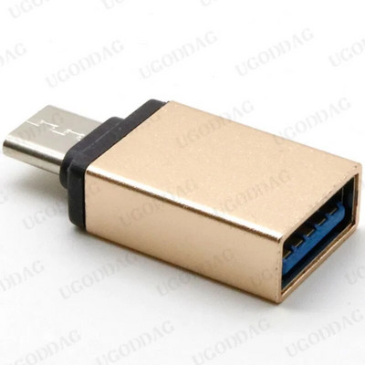 C tipo vyriškas adapteris prie USB 3.0 A moteriškas keitiklis OTG funkcija USB 3.0 balta ir juoda OTG duomenų sinchronizavimo adapteris, skirtas Macbook telefonams