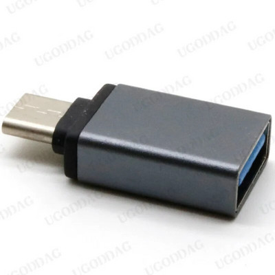C tipo vyriškas adapteris prie USB 3.0 A moteriškas keitiklis OTG funkcija USB 3.0 balta ir juoda OTG duomenų sinchronizavimo adapteris, skirtas Macbook telefonams