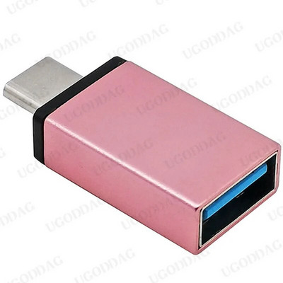 C tipo vyriškas adapteris prie USB 3.0 A moteriškas keitiklis OTG funkcija USB 3.0 balta ir juoda OTG duomenų sinchronizavimo adapteris, skirtas Macbook telefonams