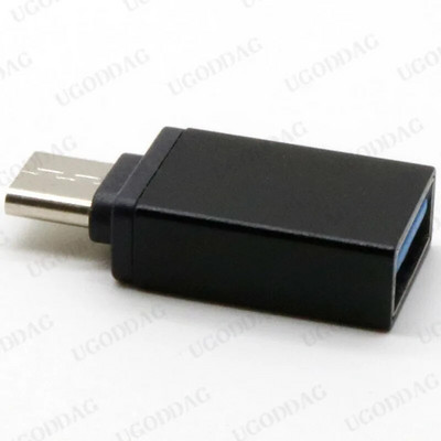 C tipo vyriškas adapteris prie USB 3.0 A moteriškas keitiklis OTG funkcija USB 3.0 balta ir juoda OTG duomenų sinchronizavimo adapteris, skirtas Macbook telefonams
