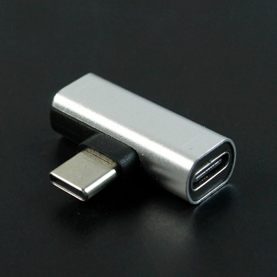 1 vnt. C tipo USB C skirstytuvas, vyriškas ir dvigubas C tipo moteriškas ausinių įkrovimo adapteris, skirtas Huawei Samsung telefono adapteriui