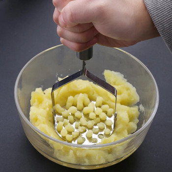 Από ανοξείδωτο ατσάλι Πολτοποιητής πατάτας κολοκύθας σκόρδο λαχανικών φρούτων Easy Mud Press Μύλος Παιδικός θραυστήρας τροφίμων Αξεσουάρ κουζίνας