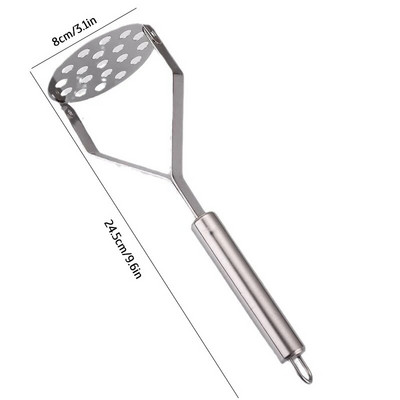 Nerūdijančio plieno bulvių trintuvas Moliūgas Česnakas Daržovės Vaisiai Lengvas purvo spaudimo malūnėlis Vaikų maisto smulkintuvas Virtuvės priedai