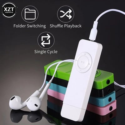 MP3 Player USB In-line Card U Disk Mp3 Player Reproductor De Musica Lossless Sound Glazbeni mediji MP3 Player Podrška Micro TF Card