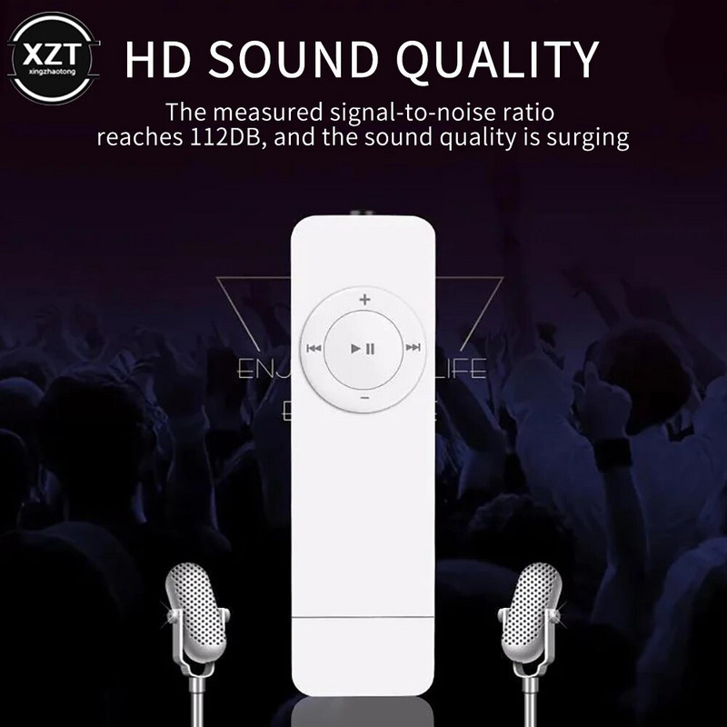 MP3 atskaņotājs USB iebūvēta karte U disks MP3 atskaņotājs Reproductors De Musica bezzudumu skaņas Mūzikas mediji MP3 atskaņotāja atbalsts Micro TF karte