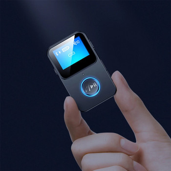 Bluetooth-съвместим 5.0 аудио приемник Поддържа TF карта MP3 плейър FM предавател без загуби Дистанционно управление Фотография