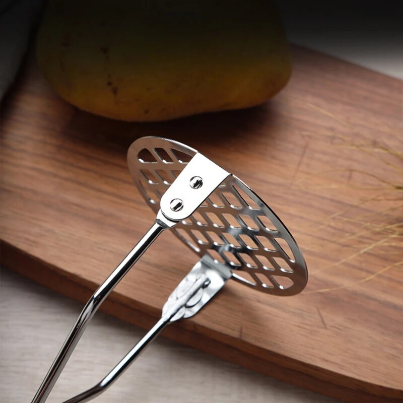 304 roostevabast terasest kartulimudapress, käsitsi mudapuder, köögividinad, toiduvalmistamise tarvikud, küüslaugupress