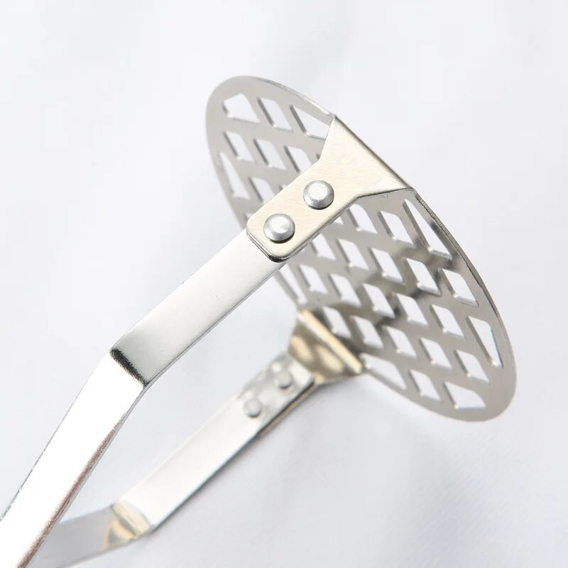 Mașină de zdrobire de cartofi din oțel inoxidabil Dispozitiv de zdrobire de legume pentru piure de fructe Produs de suc pentru alimente pentru bebeluși Presă de noroi Concasor de avocado dovleac Gadget de bucătărie