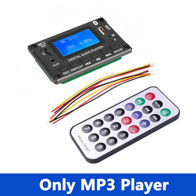 DC 5V 12V MP3 dekoderska ploča Pojačalo za dekodiranje MP3 player Bluetooth 5.0 audio modul WMA WAV TF USB FM auto radio Handsfree poziv