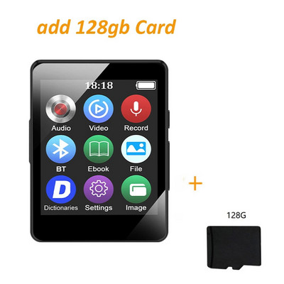 Mini nešiojamas MP3 muzikos grotuvas Studentų Walkman nešiojamas Bluetooth Sport HIFI muzikos grotuvas Mp4 vaizdo grotuvas Integruotas mikrofono garsiakalbis