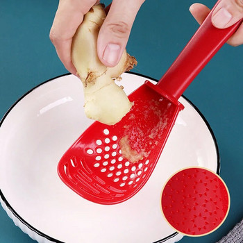Κουτάλι κουζίνας Πυρωτήρας πατάτας Διχτυωτός πλέγμα Σκόρδο τζίντζερ Τρίψιμο μεζούρα Ανθεκτικό στη θερμότητα Θρυμματιστής τροφίμων Home Gadgets μαγειρέματος