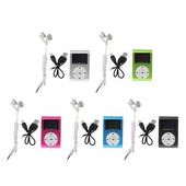 MX-801 Mini USB metalinis klipas Micro TF kortelės lizdas LCD ekranas, muzikos MP3 grotuvas