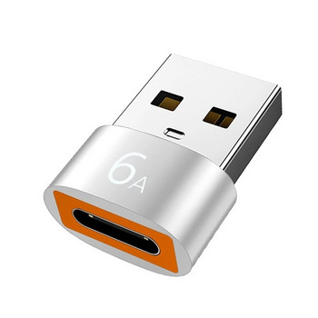 Тип C към USB 3.0 OTG адаптерен конектор Поддръжка на захранване Зареждане Пренос на данни 6A USB C женски към USB мъжки аудио конвертор