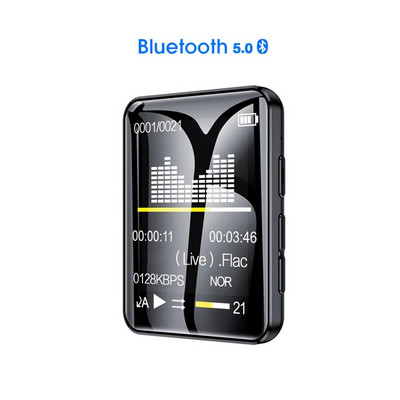 Novi MP3 Player Bluetooth5.0 Full Screen Walkman Prijenosni Sport Audio Music Player Mp4 Video Player FM E-Book Recorder Mp3 pleery