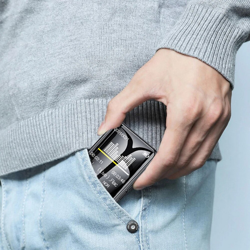 Novi MP3 Player Bluetooth5.0 Full Screen Walkman Prijenosni Sport Audio Music Player Mp4 Video Player FM E-Book Recorder Mp3 pleery