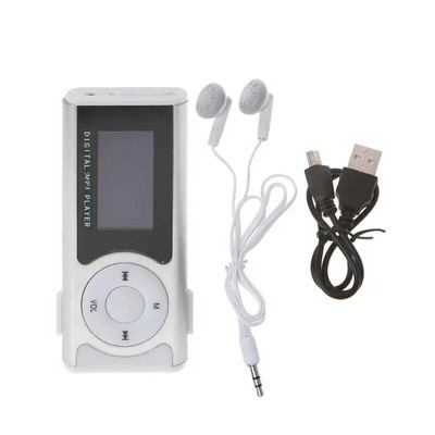 ANENG mini klipas gėlių raštų muzikos MP3 grotuvas 32 GB TF kortelė su mini USB laidu + ausinėmis