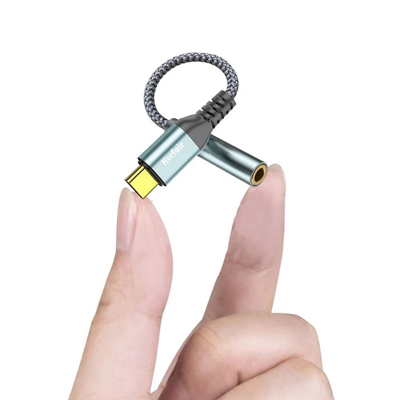 LBSC 3,5 mm ausinių lizdas, skaitmeninis C tipo garso adapteris, DAC skaitmeninis dekodavimas, palaiko c tipo skambučio laidą, skirtą Sumsang Xiaomi