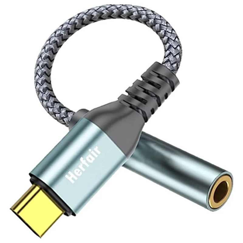 LBSC 3,5 mm ausinių lizdas, skaitmeninis C tipo garso adapteris, DAC skaitmeninis dekodavimas, palaiko c tipo skambučio laidą, skirtą Sumsang Xiaomi