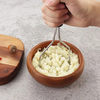 Χειροκίνητος πουρές πατάτας για λείο πουρέ πατάτας από ανοξείδωτο ατσάλι Creative Gadgets κουζίνας Protect Hands Fruit