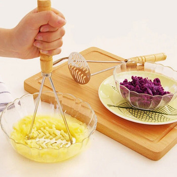 Χειροκίνητος πουρές πατάτας για λείο πουρέ πατάτας από ανοξείδωτο ατσάλι Creative Gadgets κουζίνας Protect Hands Fruit