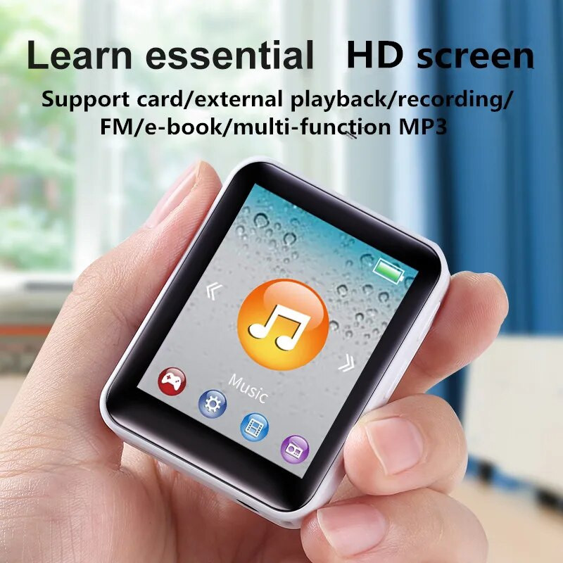 MP3 muzikos grotuvas Išorinis atkūrimas Walkman MP4 Compact nešiojamasis mini su ekranu P4 gali būti įdėta kortelė / įrašymas / daugiafunkcinis